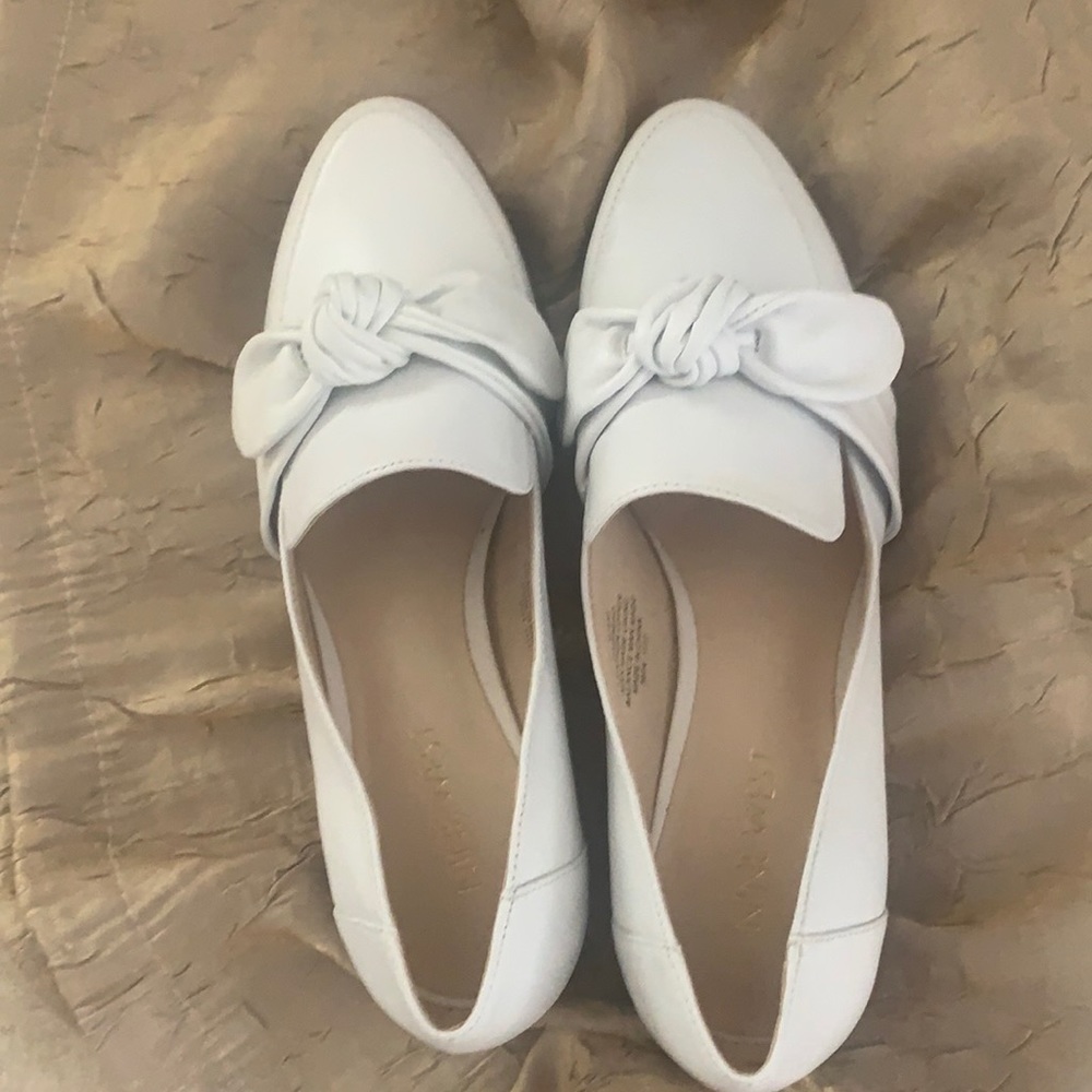 White loafers
